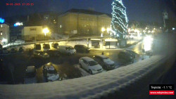 Střed obce Rokytnice nad Jizerou