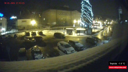 Střed obce Rokytnice nad Jizerou