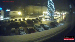 Střed obce Rokytnice nad Jizerou