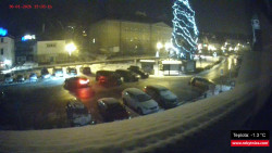 Střed obce Rokytnice nad Jizerou