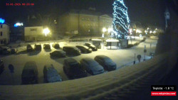 Střed obce Rokytnice nad Jizerou