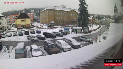 Střed obce Rokytnice nad Jizerou