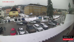 Střed obce Rokytnice nad Jizerou