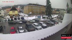 Střed obce Rokytnice nad Jizerou