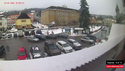 Střed obce Rokytnice nad Jizerou