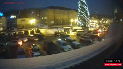 Střed obce Rokytnice nad Jizerou