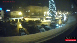 Střed obce Rokytnice nad Jizerou