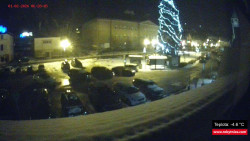 Střed obce Rokytnice nad Jizerou