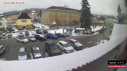 Střed obce Rokytnice nad Jizerou