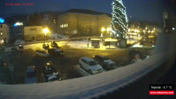 Střed obce Rokytnice nad Jizerou