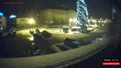 Střed obce Rokytnice nad Jizerou