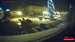 Střed obce Rokytnice nad Jizerou