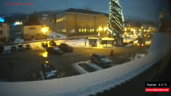 Střed obce Rokytnice nad Jizerou