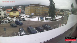 Střed obce Rokytnice nad Jizerou