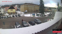 Střed obce Rokytnice nad Jizerou