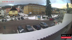 Střed obce Rokytnice nad Jizerou