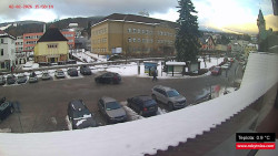 Střed obce Rokytnice nad Jizerou