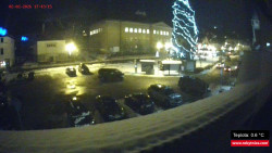 Střed obce Rokytnice nad Jizerou