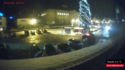 Střed obce Rokytnice nad Jizerou