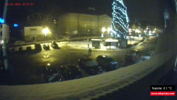 Střed obce Rokytnice nad Jizerou