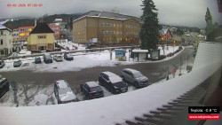 Střed obce Rokytnice nad Jizerou