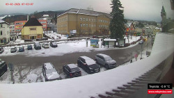 Střed obce Rokytnice nad Jizerou