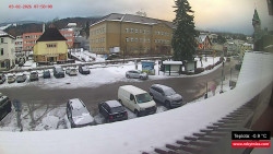 Střed obce Rokytnice nad Jizerou