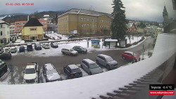 Střed obce Rokytnice nad Jizerou