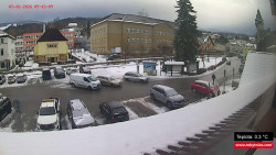 Střed obce Rokytnice nad Jizerou