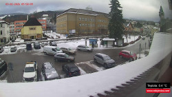 Střed obce Rokytnice nad Jizerou