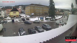 Střed obce Rokytnice nad Jizerou