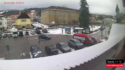 Střed obce Rokytnice nad Jizerou