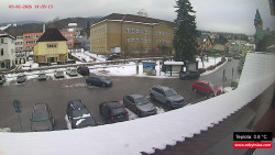 Střed obce Rokytnice nad Jizerou