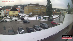 Střed obce Rokytnice nad Jizerou