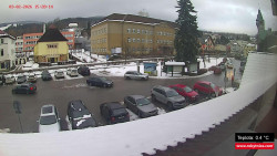 Střed obce Rokytnice nad Jizerou