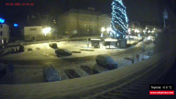 Střed obce Rokytnice nad Jizerou