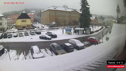 Střed obce Rokytnice nad Jizerou