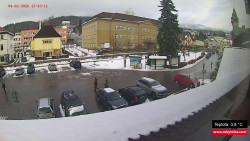 Střed obce Rokytnice nad Jizerou