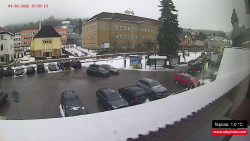 Střed obce Rokytnice nad Jizerou