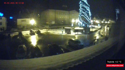 Střed obce Rokytnice nad Jizerou