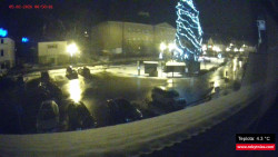 Střed obce Rokytnice nad Jizerou