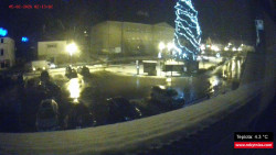 Střed obce Rokytnice nad Jizerou