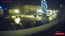 Střed obce Rokytnice nad Jizerou