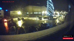 Střed obce Rokytnice nad Jizerou