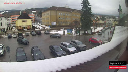 Střed obce Rokytnice nad Jizerou