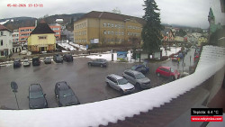 Střed obce Rokytnice nad Jizerou