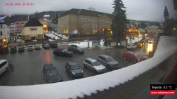 Střed obce Rokytnice nad Jizerou