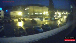 Střed obce Rokytnice nad Jizerou