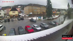 Střed obce Rokytnice nad Jizerou