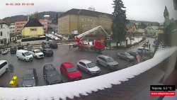 Střed obce Rokytnice nad Jizerou